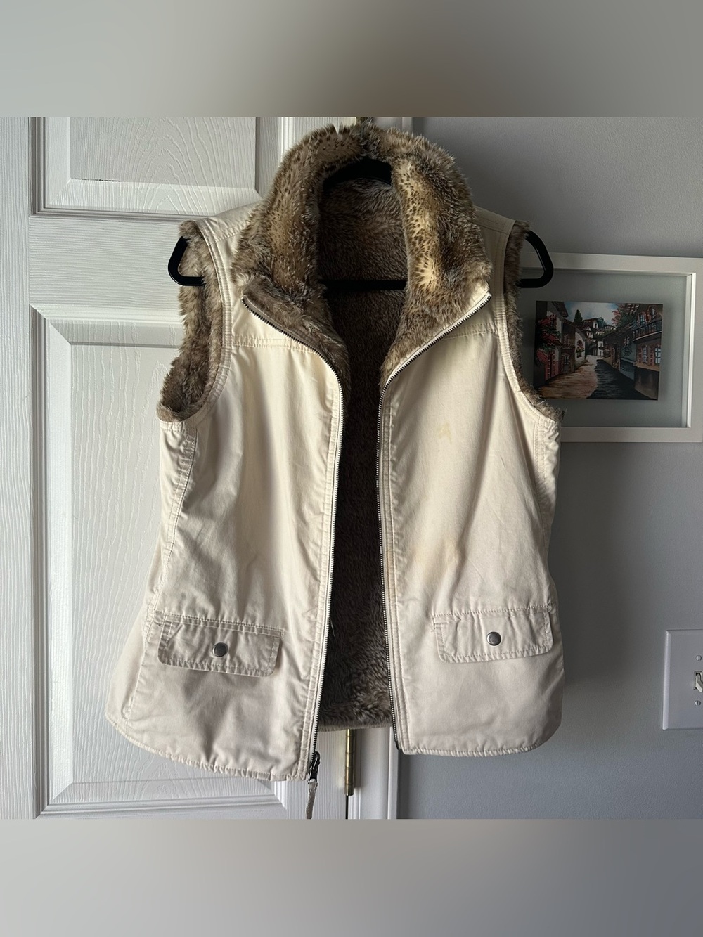 Women’s GAP Reversible Fur Vest